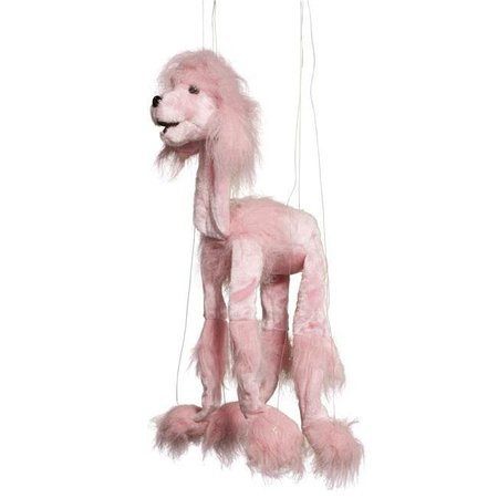 SUNNY TOYS Sunny Toys WB943C 38 In. Four-Leg Large Marionette Poodle - Pink WB943C